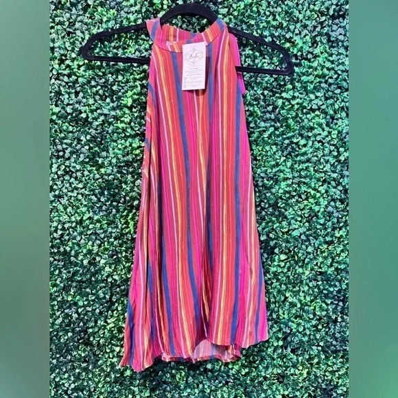 Savanna Jane Tie Neck Halter Tank - Size Medium NWT - Picture 3 of 9